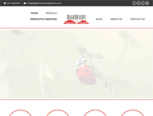 Tablet Screenshot of highdesertranchandhome.com